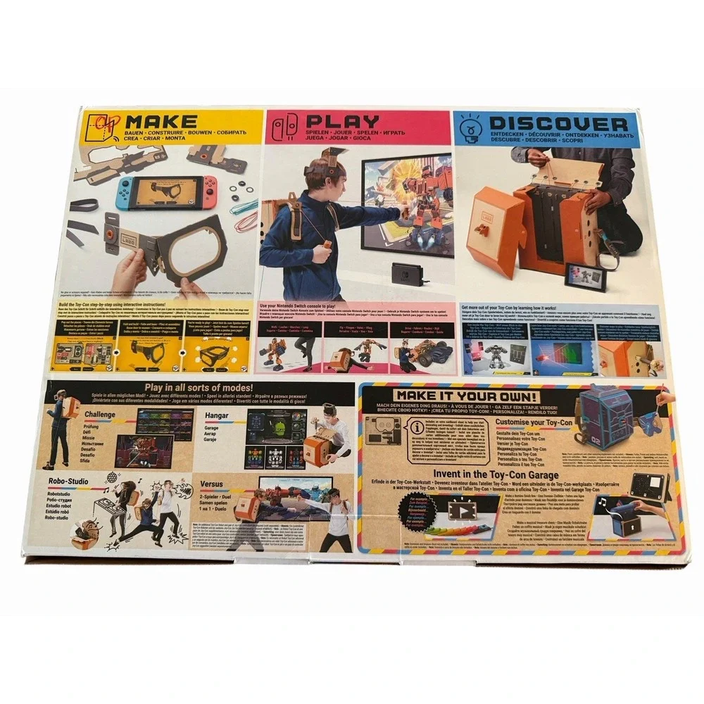 Nintendo Labo: Toy-Con 02 ROBOT Kit Nintendo Switch Complete Opened